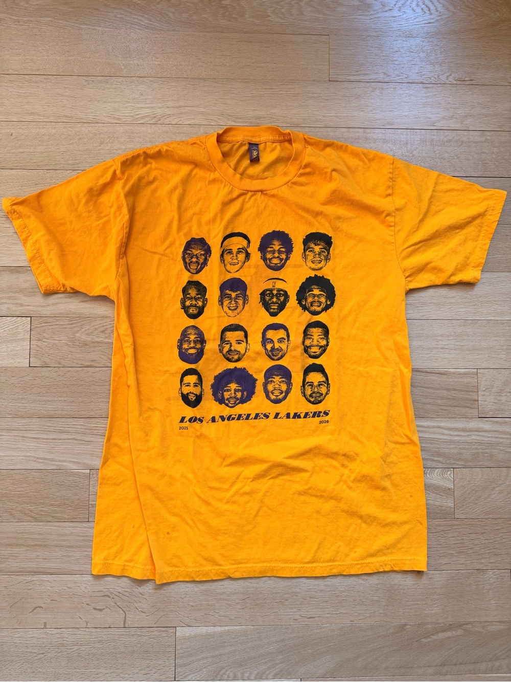 Los Angeles Lakers Yellow Graphic Tee - Men (2026 Playoff Game One)